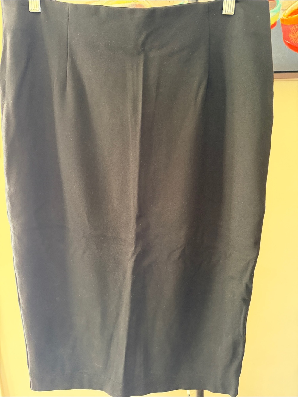 DKNY Black Tailored Pencil Skirt